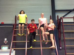 Gymnastiek met meester Tim