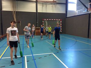 Gymnastiek met meester Tim