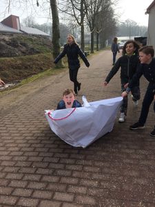 Jelle vindt de boot in ieder geval goed gelukt!